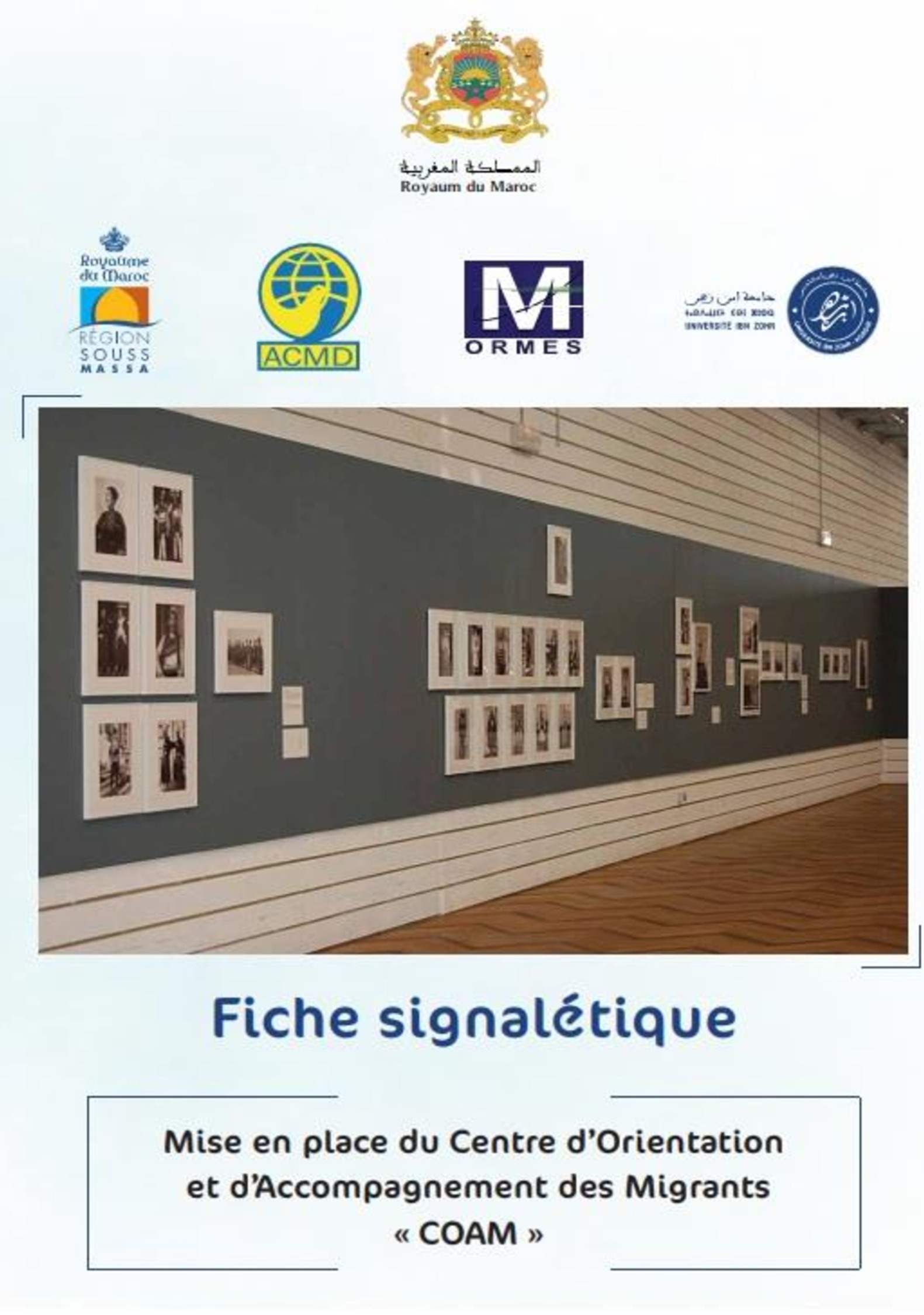 Coordination technique et financière de l’étude menée sur l’élaboration d’une « stratégie régionale pour la gouvernance des migrations à la région Sous-Massa : centre polyvalent d’orientation et d’accompagnement des migrants de Souss-massa » dont le maitre d’ouvrage est la région Souss-Massa ; publiée sous forme de livre en 2023